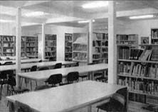 Estado actual del interior de la Biblioteca
